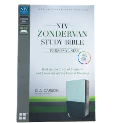 NIV Zondervan Study Bible, Personal Size Leathersoft, Light Blue/Turquoise -Books Shop 210 0167 1