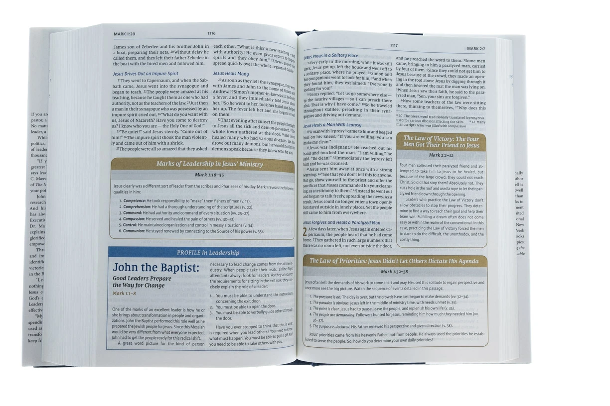 NIV, Maxwell Leadership Bible, Hardcover, Comfort Print 5 NIV, Maxwell Leadership Bible, Hardcover, Comfort Print - Image 3