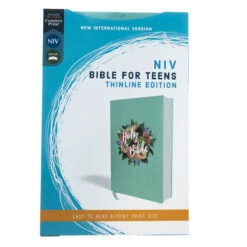 NIV, Bible For Teens, Thinline Edition, Cloth Over Board, Floral -Books Shop 210 0529 1
