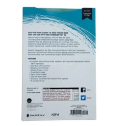 NIV, Bible For Teens, Thinline Edition, Cloth Over Board, Floral -Books Shop 210 0529 5