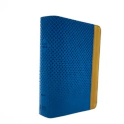 NIV Giant-Print Compact Bible For Boys, Leather-look, Blue/Yellow
