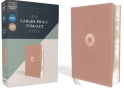 NIV Larger Print Compact Leathersoft Pink Bible