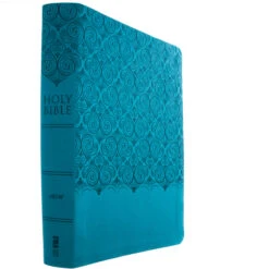 NIV Super Giant Print Reference Bible, Leathersoft, Teal -Books Shop 210 0616 6