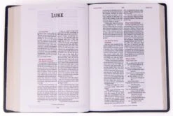 NIV Wide Margin Bible, Leathersoft, Navy -Books Shop 210 0624 2 1