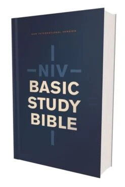 NIV Basic Study Bible, Economy Edition, Paperback, Blue