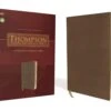 NKJV, Thompson Chain-Reference Bible, Leathersoft, Brown, Red Letter -Books Shop 211 0212 0 scaled 1