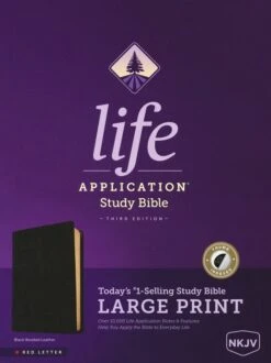 NKJV Life Application Study Black Bible, Large Print 5 NKJV Life Application Study Black Bible, Large Print -Books Shop 211 0235 1