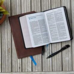 NKJV Compact Bible, MacLaren Series, Leathersoft, Brown, Comfort Print -Books Shop 211 0240 2