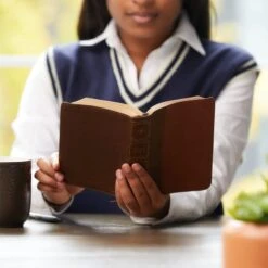 NKJV Compact Bible, MacLaren Series, Leathersoft, Brown, Comfort Print -Books Shop 211 0240 3