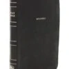 NKJV Thinline Reference Bible, Large Print, Black Leathersoft -Books Shop 211 0242 0
