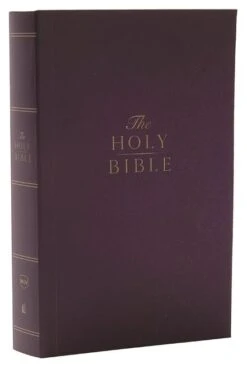 NKJV Compact Paragraph-Style Bible Purple Softcover