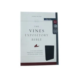 NKJV Vines Expository Bible Leathersoft, Black, Comfort Print 9 NKJV Vines Expository Bible Leathersoft, Black, Comfort Print -Books Shop 211 0394 1
