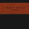NLT Giant Print Bible TuTone Red Letter, LeatherLike, Brown/Tan -Books Shop 212 0025 0