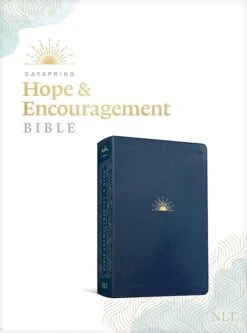 NLT Dayspring Hope & Encouragement Bible-Navy Blue LeatherLike -Books Shop 212 0059 0