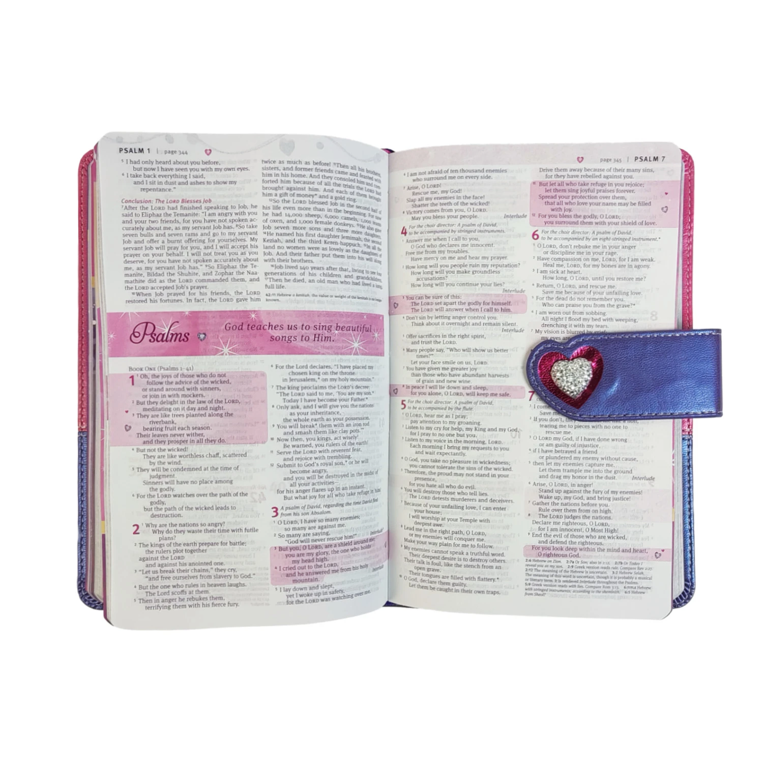 NLT2 My Beautiful Princess Bible-Pink/Purple TuTone 5 NLT2 My Beautiful Princess Bible-Pink/Purple TuTone - Image 3