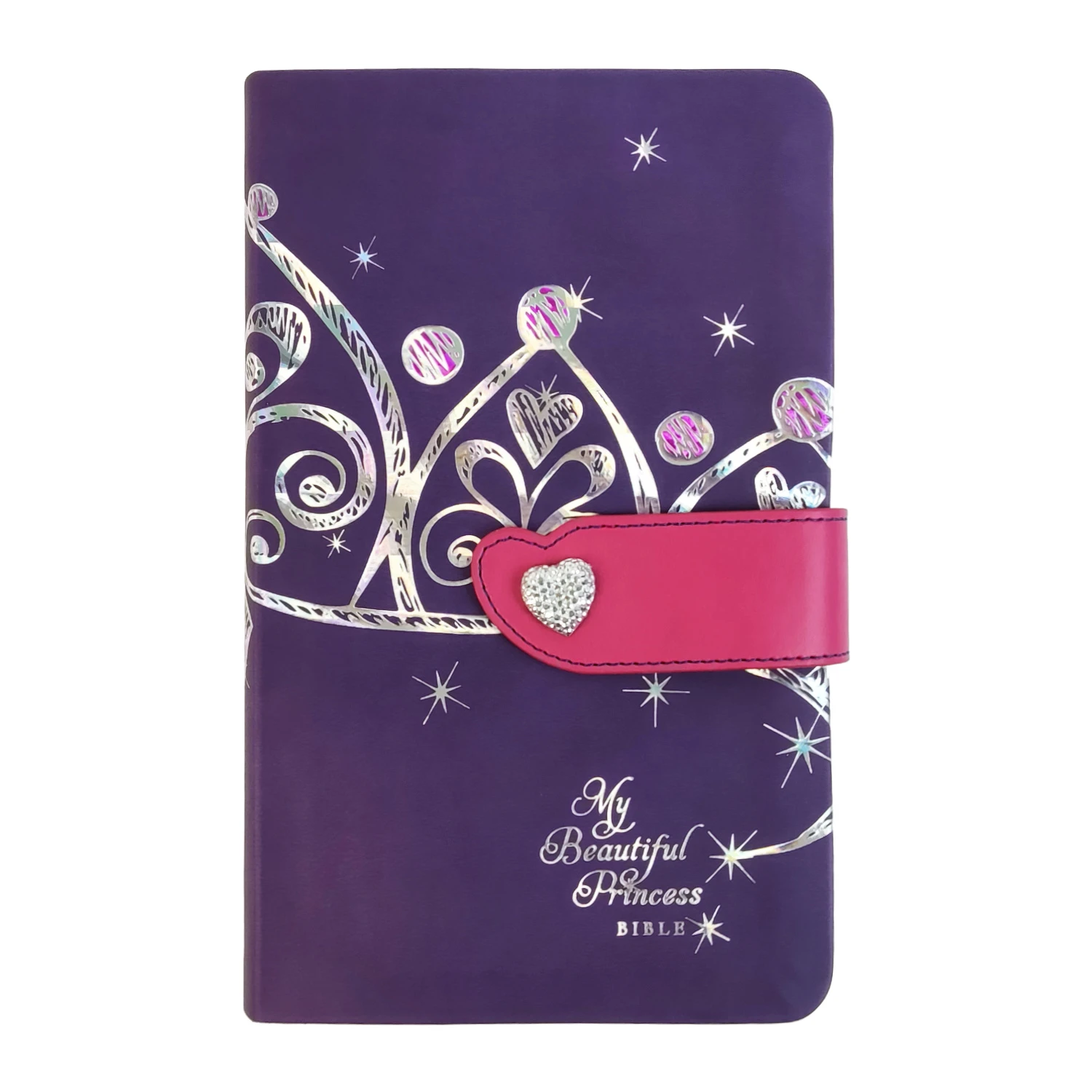 NLT2 My Beautiful Princess Bible-Purple Crown/Pink TuTone 4 NLT2 My Beautiful Princess Bible-Purple Crown/Pink TuTone - Image 2