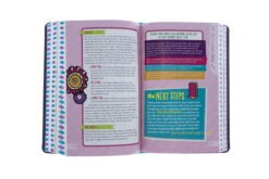 NLT2 Girls Life Application Study Bible -Green/Purple TuTone -Books Shop 212 0127 4 1