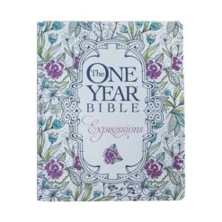 NLT2 One Year Creative Expressions Bible-Deluxe Floral Softcover -Books Shop 212 0147 4 1