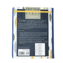 NLT2 One Year Chronological Bible Creative Expressions -Deluxe Blue Hardcover -Books Shop 212 0148 5
