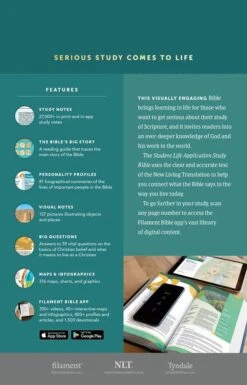 NLT Student Life Application Study Bible -Books Shop 212 0198 2