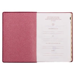 NLT Berry Faux Leather Spiritual Growth Bible -Books Shop 212 0211 4
