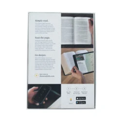 Filament Bible NLT -Leatherlike, Black, Indexed: The Print+digital Bible -Books Shop 212 1151 5 1