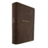 NET Love God Greatly Bible, Leathersoft, Brown, Comfort Print -Books Shop 221 0028 4