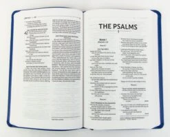 NRSVUE Gift Bible, Leathersoft, Blue, Comfort Print -Books Shop 226 0013 1