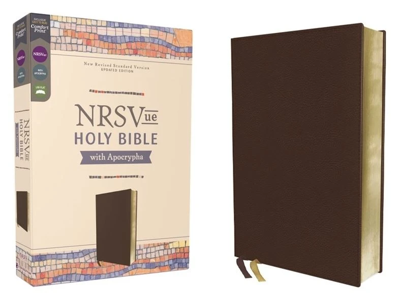 NRSVUE Holy Bible With Apocrypha, Leathersoft, Brown 3 NRSVUE Holy Bible With Apocrypha, Leathersoft, Brown