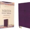 NRSVUE Holy Bible, Personal Size, Leathersoft, Purple, Comfort Print -Books Shop 226 0020 0