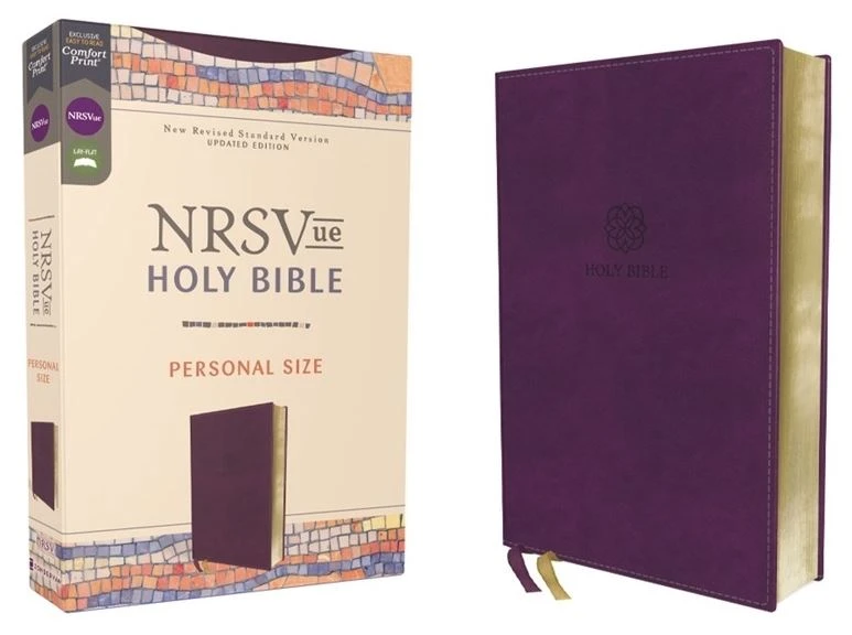 NRSVUE Holy Bible, Personal Size, Leathersoft, Purple, Comfort Print 3 NRSVUE Holy Bible, Personal Size, Leathersoft, Purple, Comfort Print